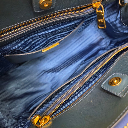 Prada Saffiano Leather Top Handle Bag (Pre-Owned)