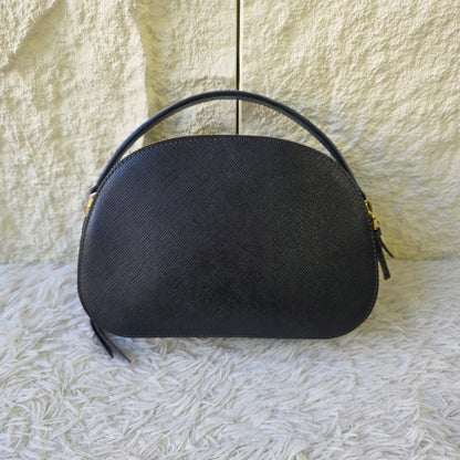 Prada Saffiano Leather Top Handle Vanity Bag (Pre-Owned)