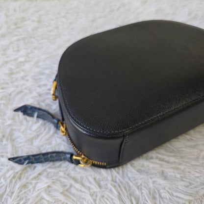 Prada Saffiano Leather Top Handle Vanity Bag (Pre-Owned)