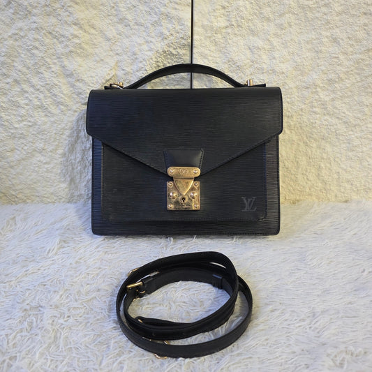 Louis Vuitton Epi Monceau Top Handle Bag (Pre-Owned)