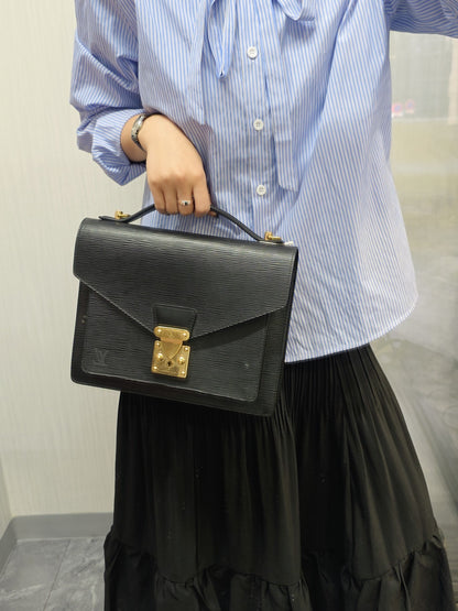 Louis Vuitton Epi Monceau Top Handle Bag (Pre-Owned)