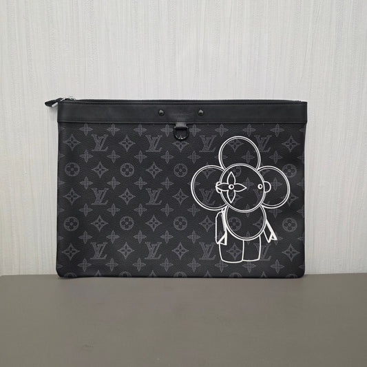 Louis Vuitton Monogram Eclipse Vivienne Pochette Voyage (Pre-Owned)