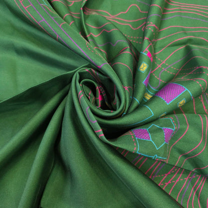 Louis Vuitton Graphic Map Silk Scarf (Pre-Owned)