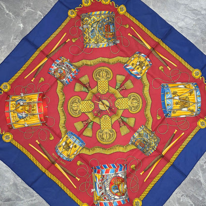 Hermès Les Tambours Silk Scarf (Pre-Owned)