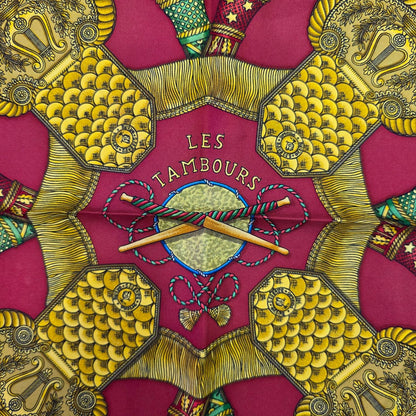 Hermès Les Tambours Silk Scarf (Pre-Owned)