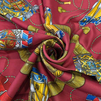 Hermès Les Tambours Silk Scarf (Pre-Owned)