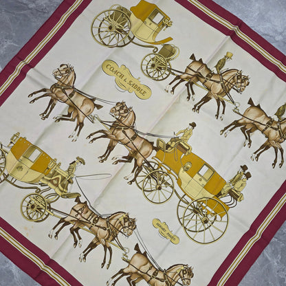 Hermès Coach & Saddle Silk Scarf (Pre-Owned)
