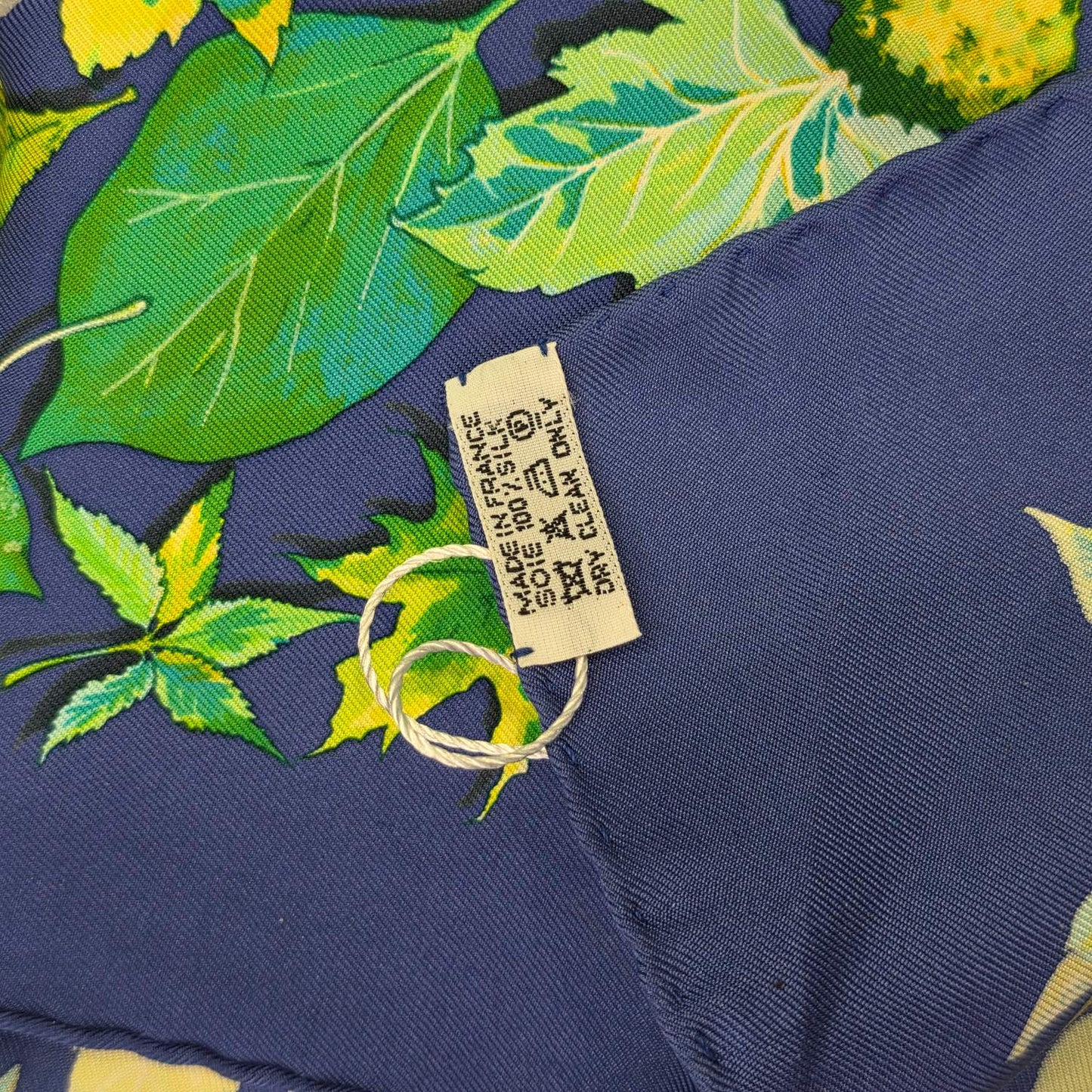Hermès Botanical Leaves Silk Scarf (Pre-Owned)