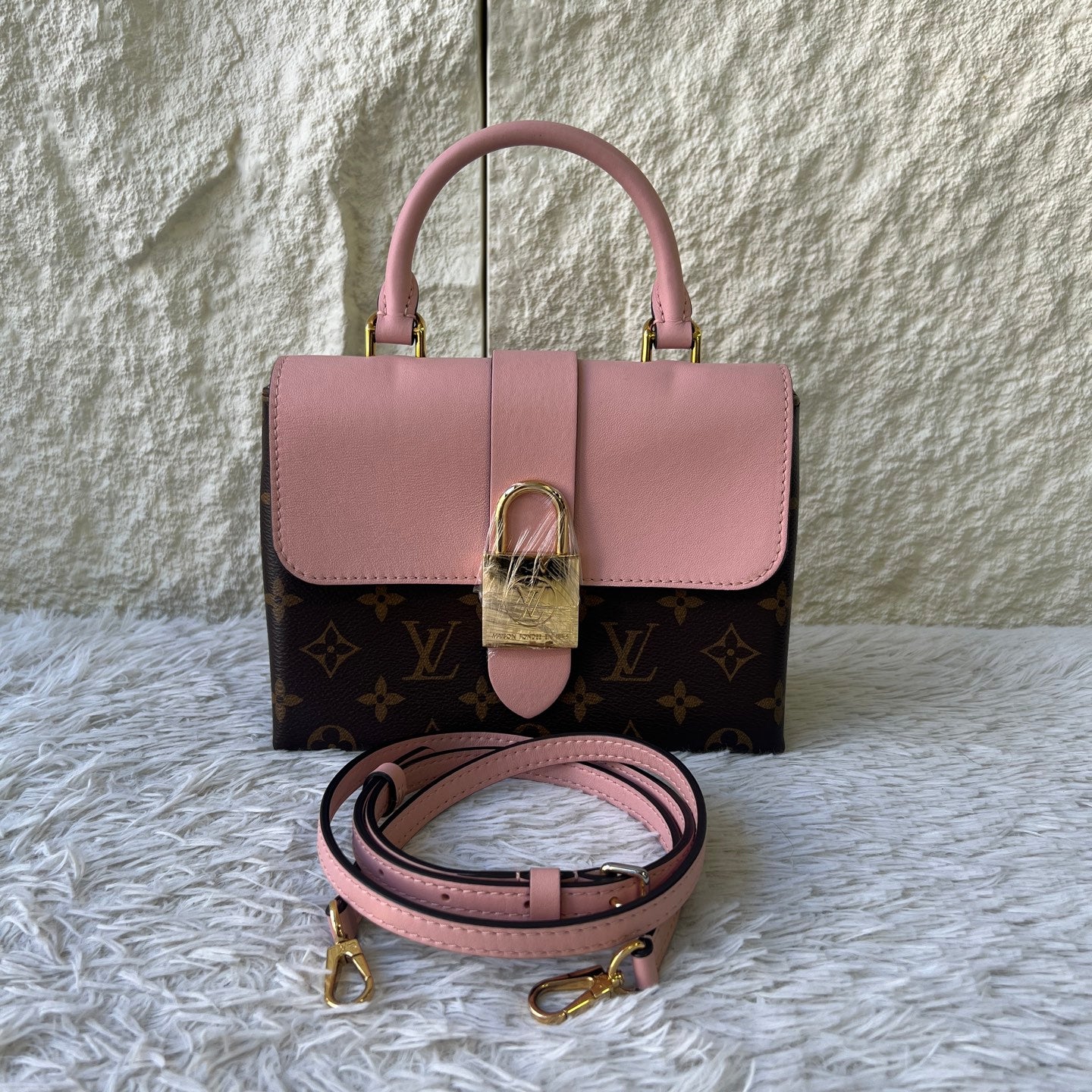 Louis Vuitton Locky BB Monogram Top Handle Bag (Pre-Owned)