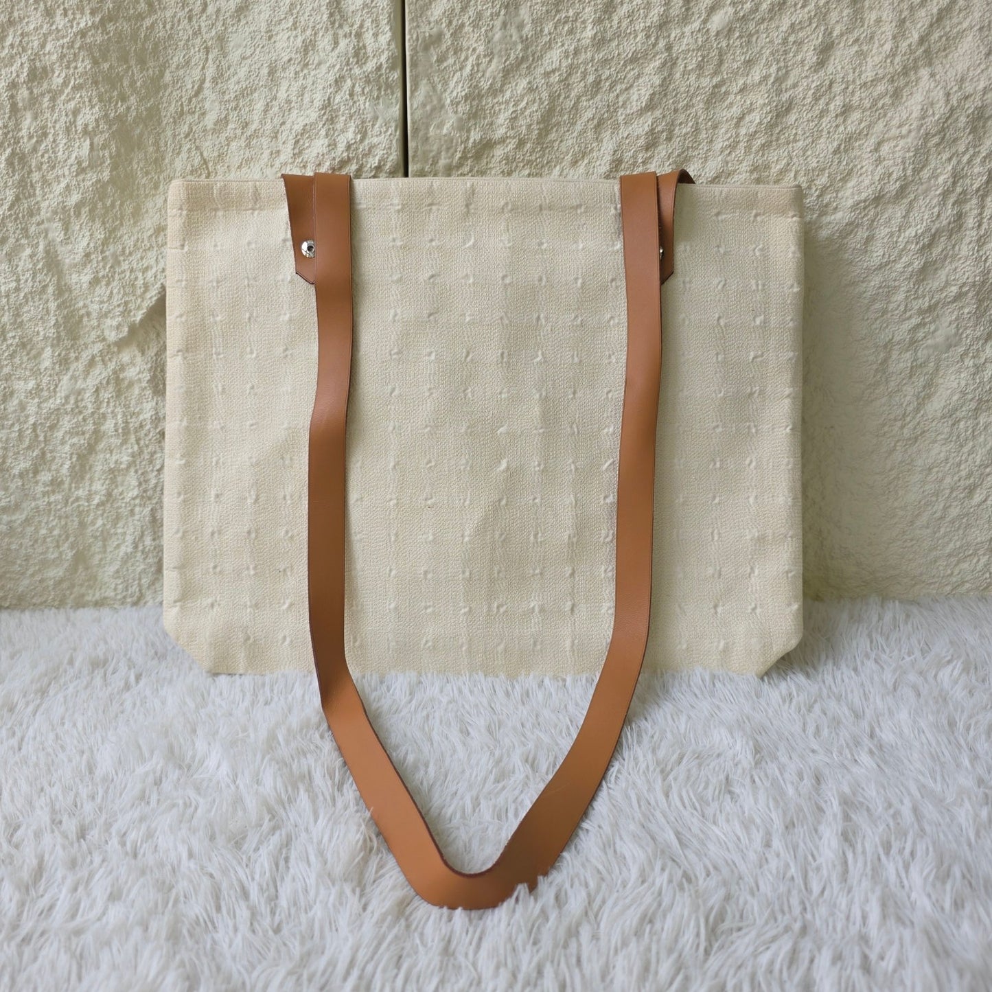 Hermès H Canvas Tote Bag (Pre-Owned)
