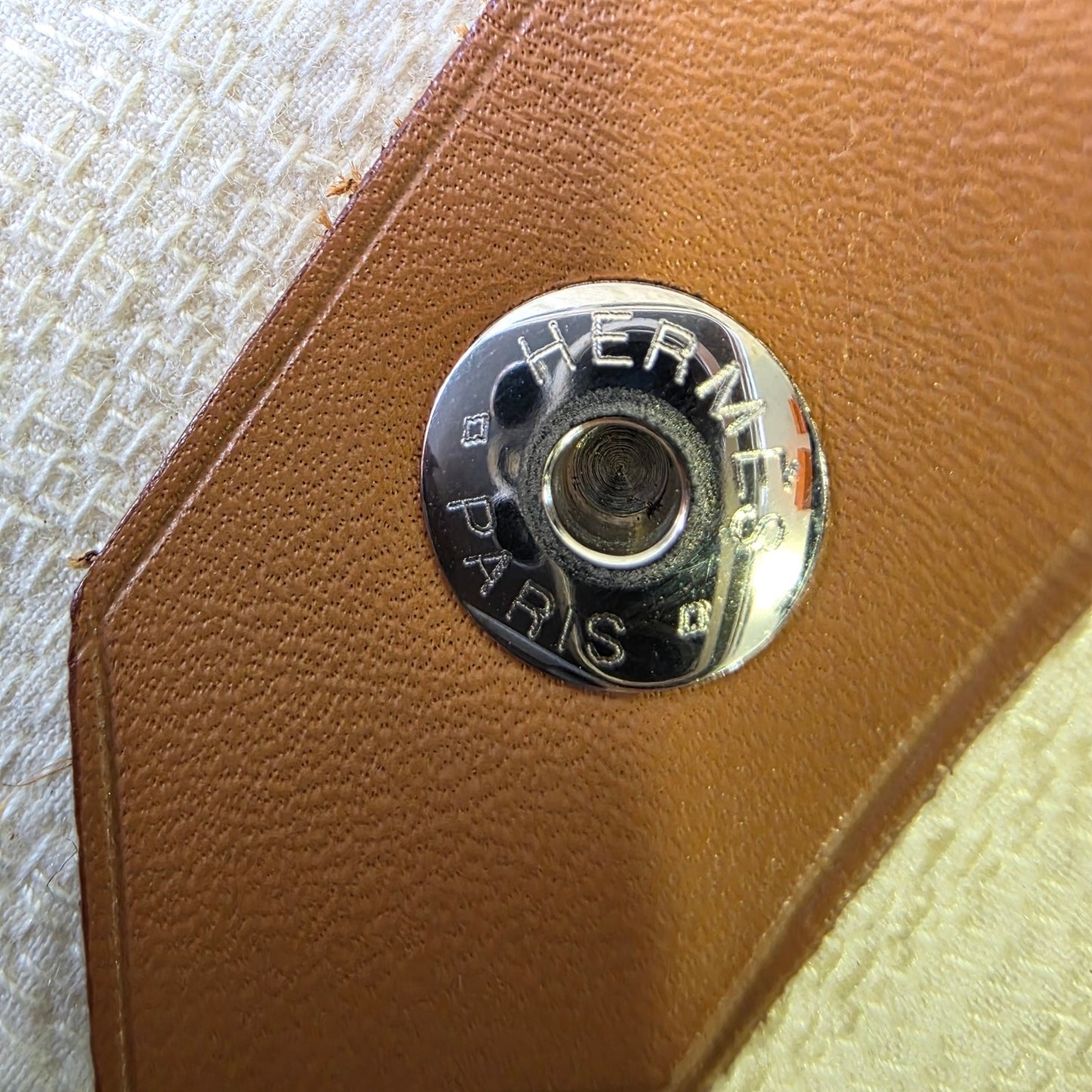 Hermès H Canvas Tote Bag (Pre-Owned)