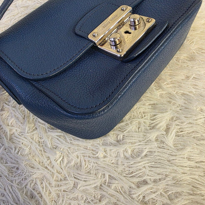 Miu Miu Madras Lock Leather Crossbody Bag (Pre-Owned)