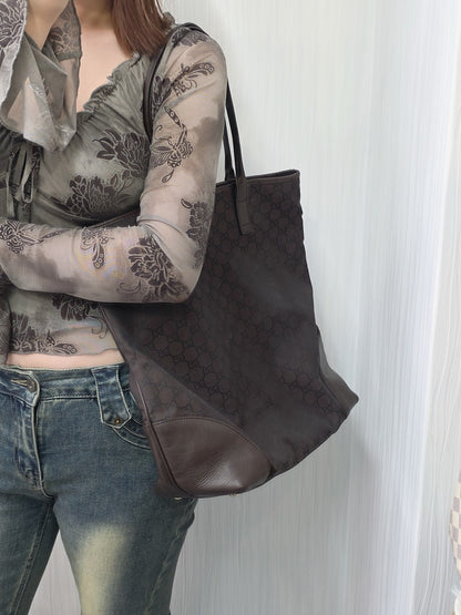 Gucci GG Canvas Tote Bag (Pre-Owned)