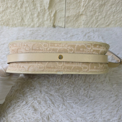 Christian Dior Trotter Jacquard Shoulder Bag (Pre-Owned)