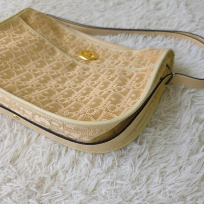 Christian Dior Trotter Jacquard Shoulder Bag (Pre-Owned)