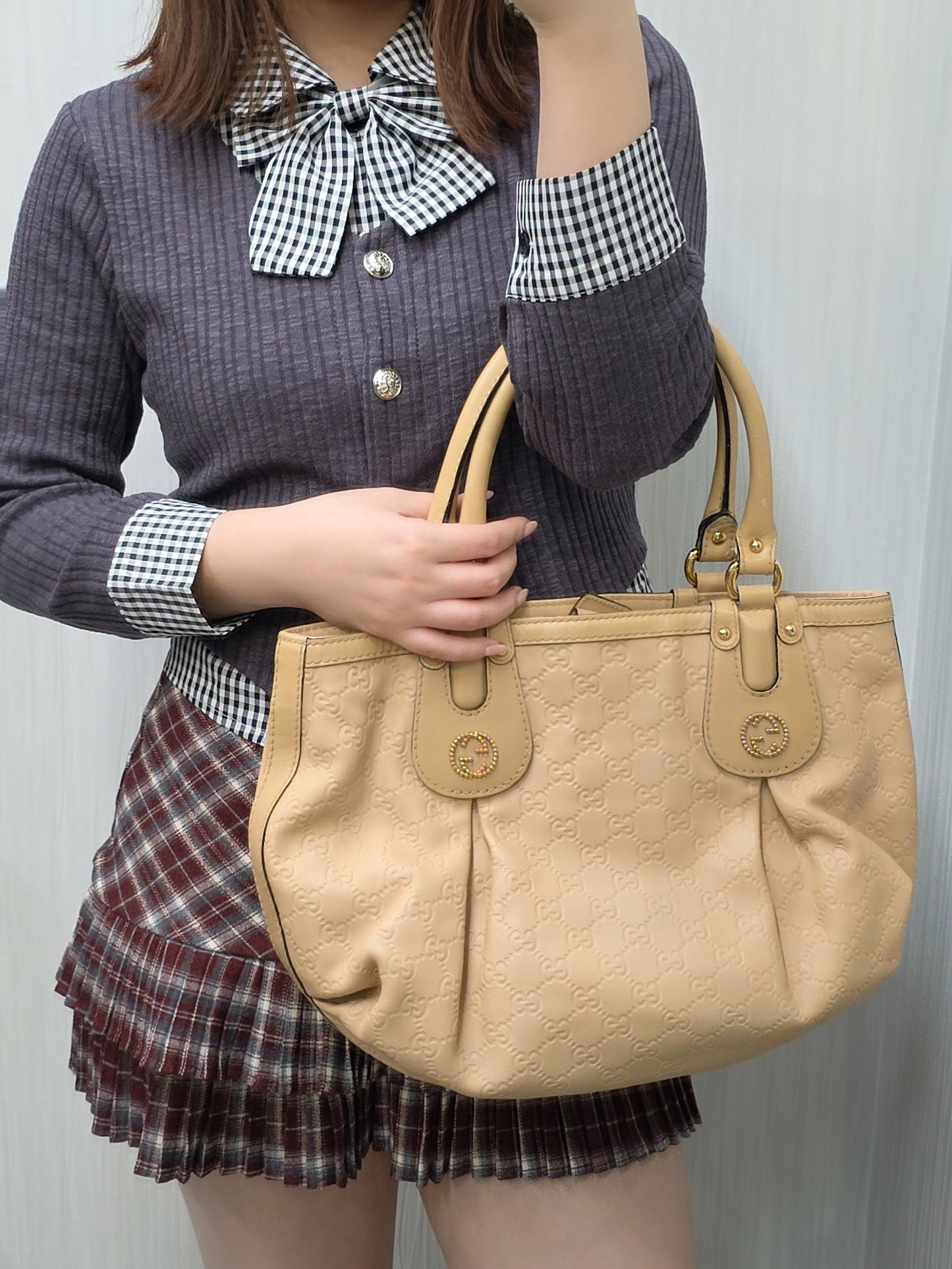 Gucci Guccissima Sukey Tote Bag (Pre-Owned)