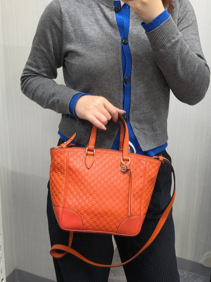 Gucci Microguccissima Leather 2Way Tote Bag (Pre-Owned)