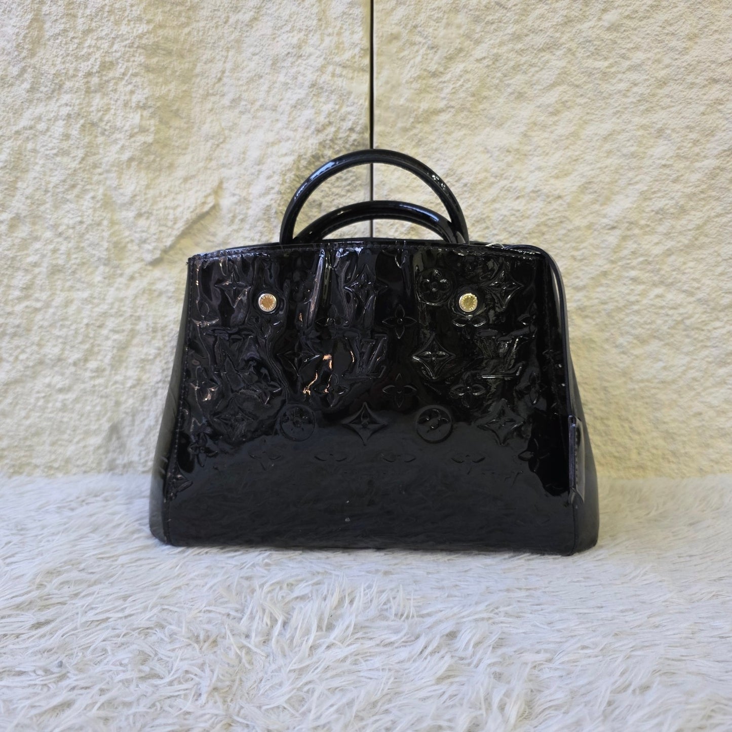 Louis Vuitton Montaigne BB Monogram Vernis Bag (Pre-Owned)