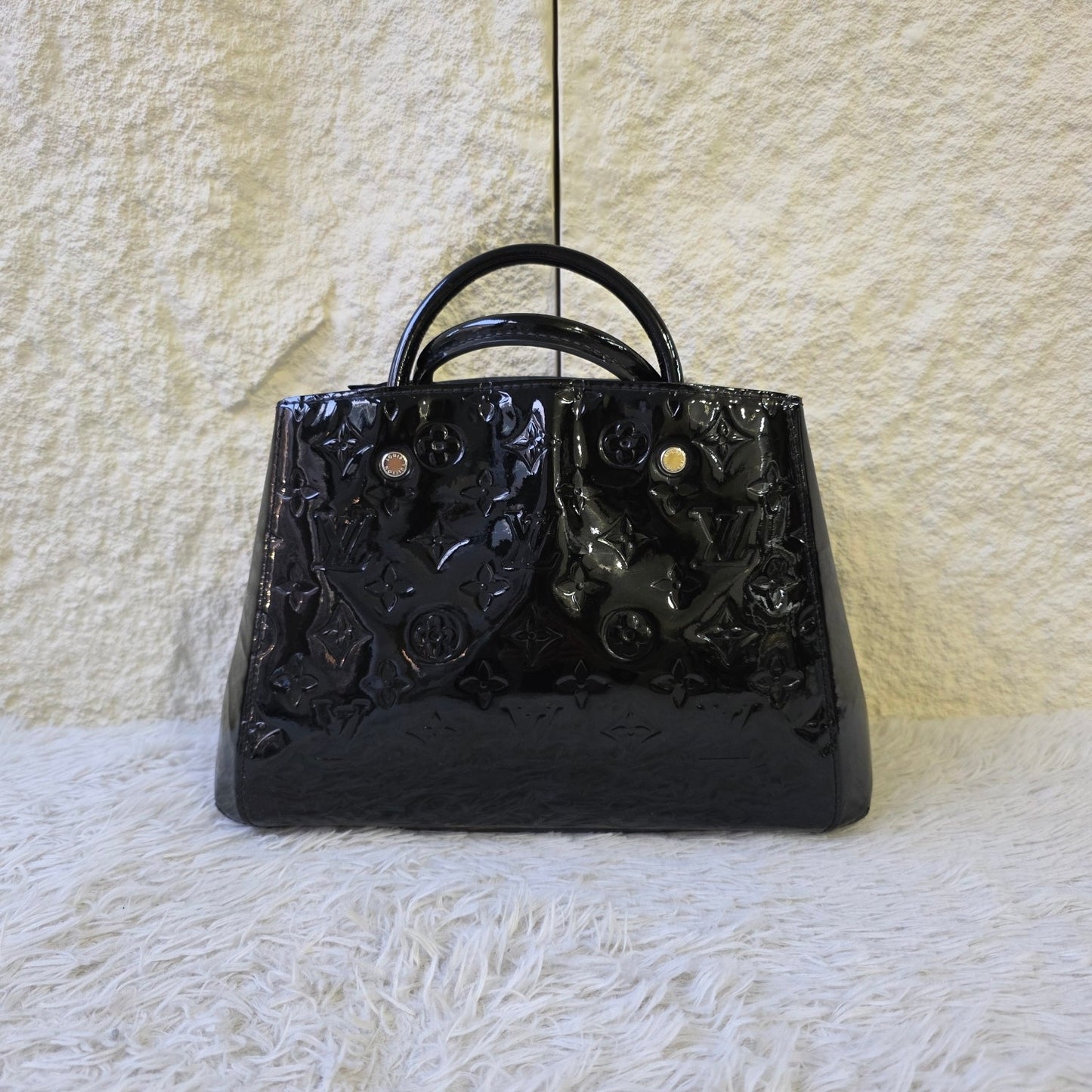 Louis Vuitton Montaigne BB Monogram Vernis Bag (Pre-Owned)