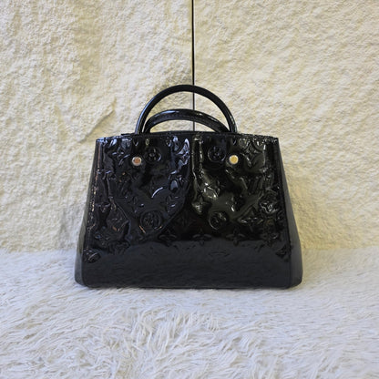 Louis Vuitton Montaigne BB Monogram Vernis Bag (Pre-Owned)
