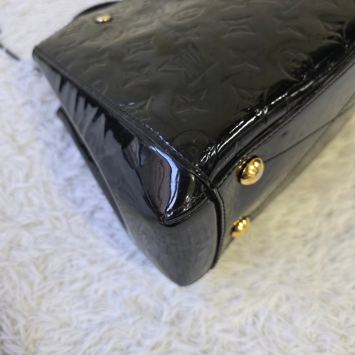Louis Vuitton Montaigne BB Monogram Vernis Bag (Pre-Owned)