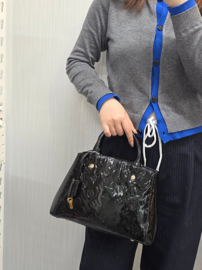 Louis Vuitton Montaigne BB Monogram Vernis Bag (Pre-Owned)