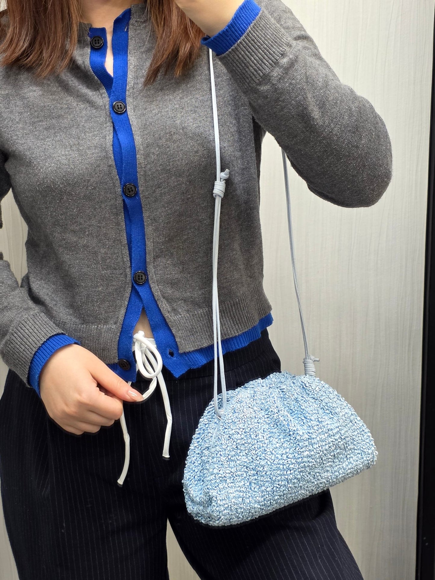 Bottega Veneta Woven Clutch Crossbody Bag (Pre-Owned)