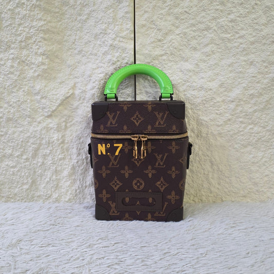 Louis Vuitton Monogram Mini Trunk Top Handle Crossbody Bag (Pre-Owned)