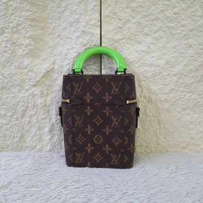 Louis Vuitton Monogram Mini Trunk Top Handle Crossbody Bag (Pre-Owned)