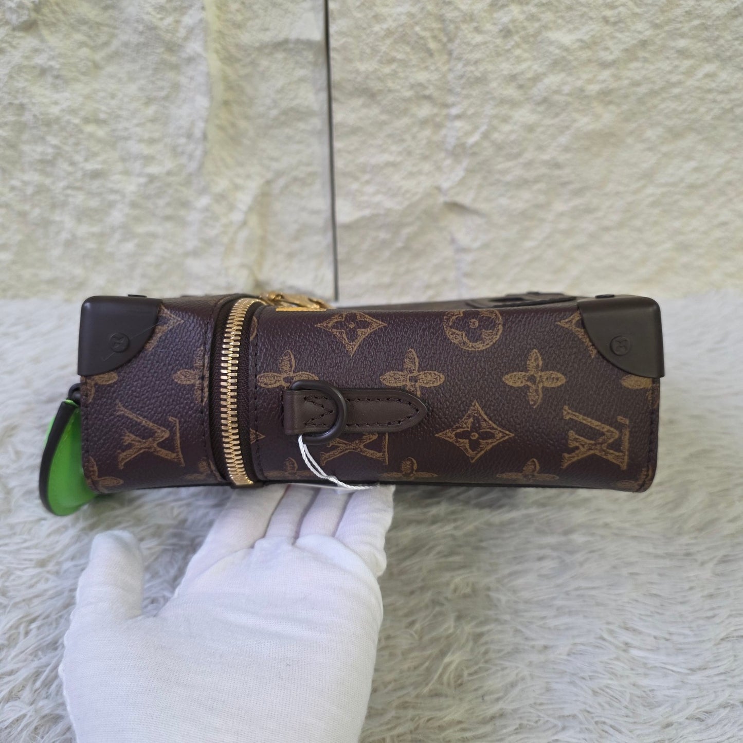 Louis Vuitton Monogram Mini Trunk Top Handle Crossbody Bag (Pre-Owned)