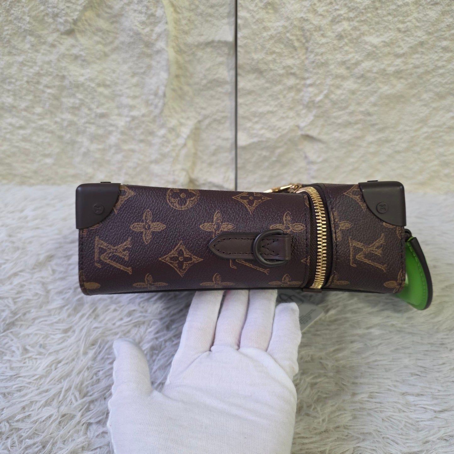 Louis Vuitton Monogram Mini Trunk Top Handle Crossbody Bag (Pre-Owned)