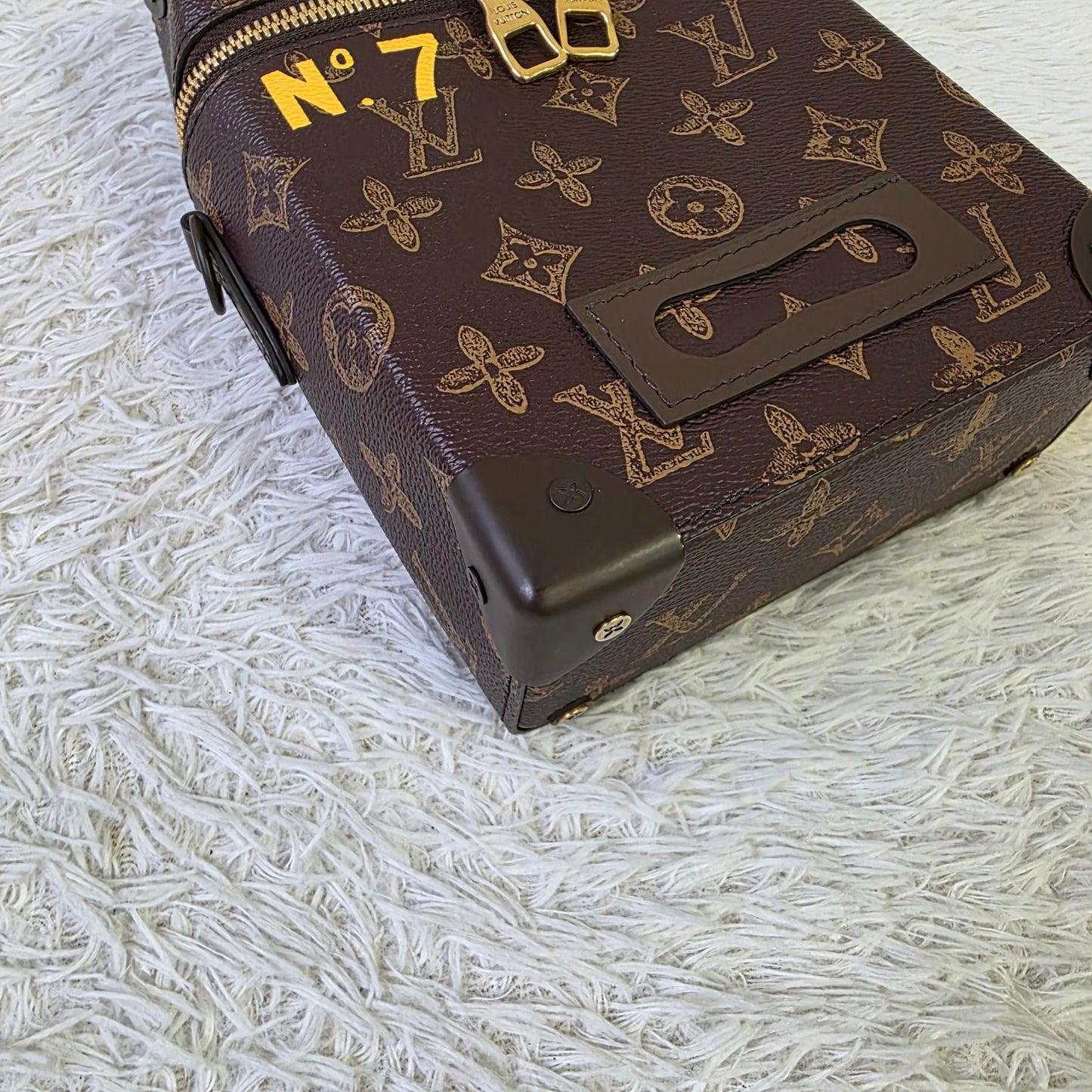 Louis Vuitton Monogram Mini Trunk Top Handle Crossbody Bag (Pre-Owned)