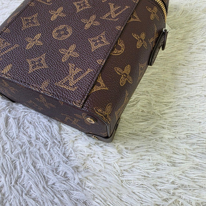 Louis Vuitton Monogram Mini Trunk Top Handle Crossbody Bag (Pre-Owned)