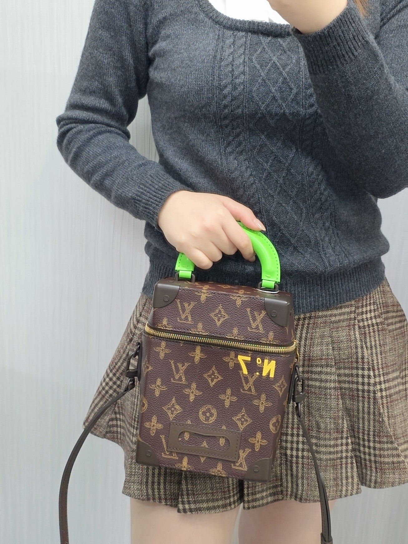 Louis Vuitton Monogram Mini Trunk Top Handle Crossbody Bag (Pre-Owned)