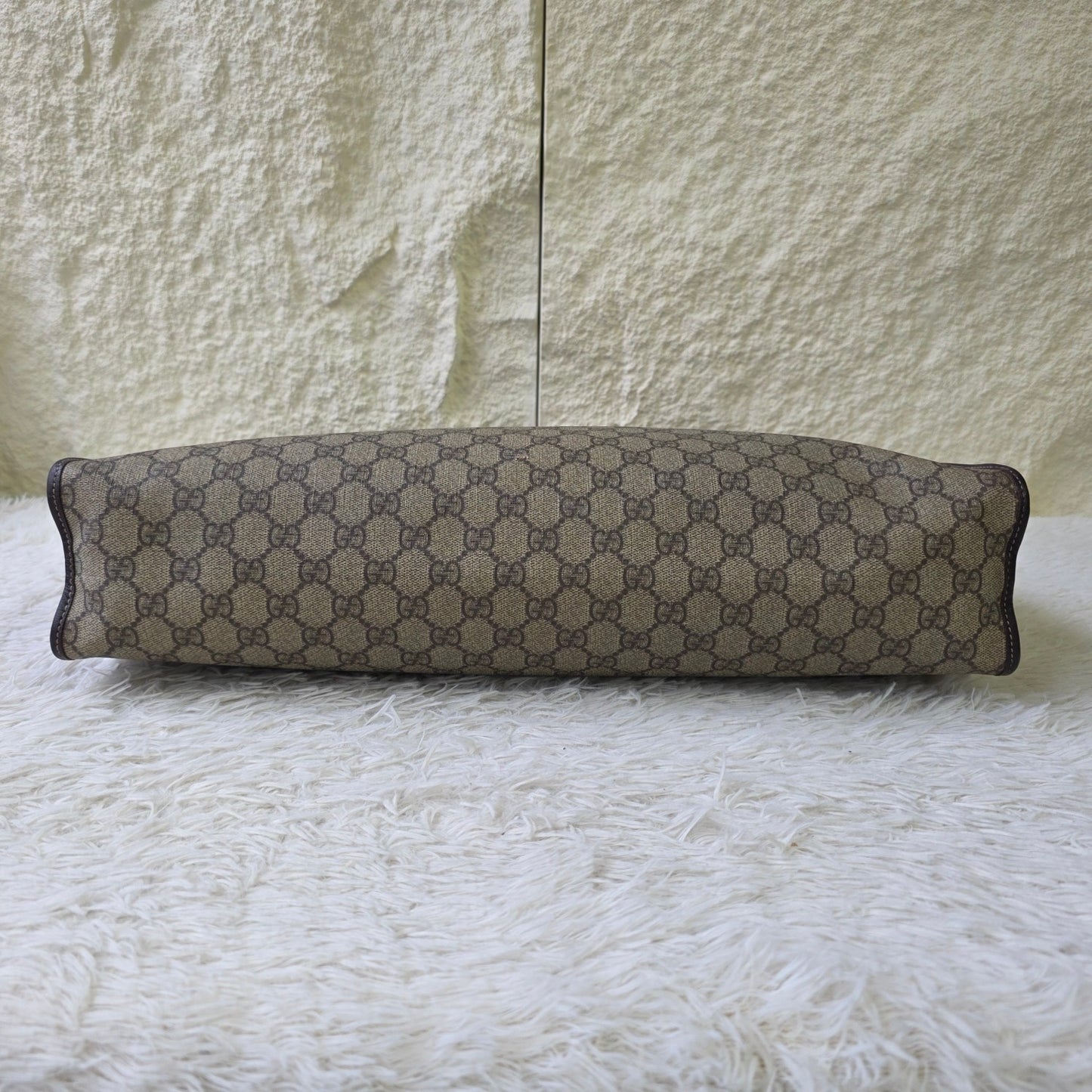 Gucci GG Supreme Canvas Large Tote Bag Brown (Pre-Owned)