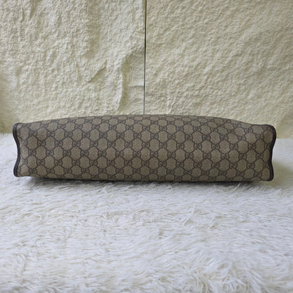 Gucci GG Supreme Canvas Large Tote Bag Brown (Pre-Owned)