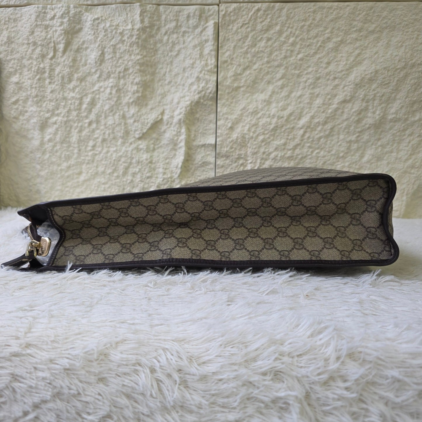 Gucci GG Supreme Canvas Large Tote Bag Brown (Pre-Owned)