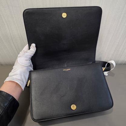 Saint Laurent Cassandra Leather Shoulder Bag (Pre-Owned)
