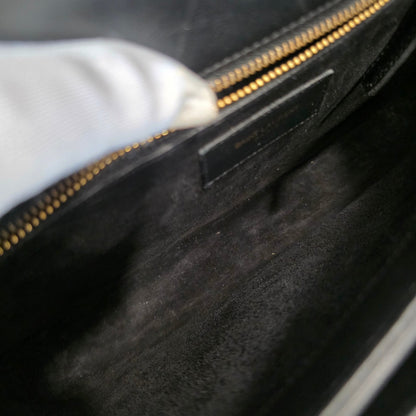 Saint Laurent Cassandra Leather Shoulder Bag (Pre-Owned)