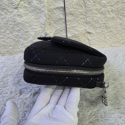 Chanel Quilted 2Way Travel Shoulder Bag Set (Pre-Owned)