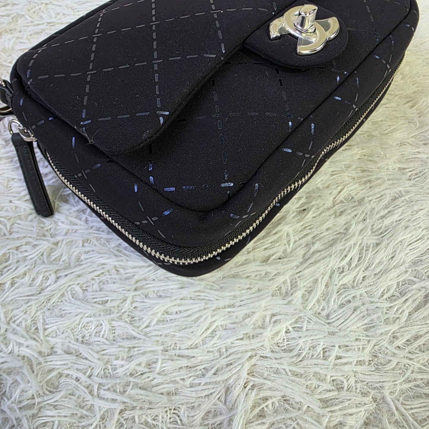 Chanel Quilted 2Way Travel Shoulder Bag Set (Pre-Owned)