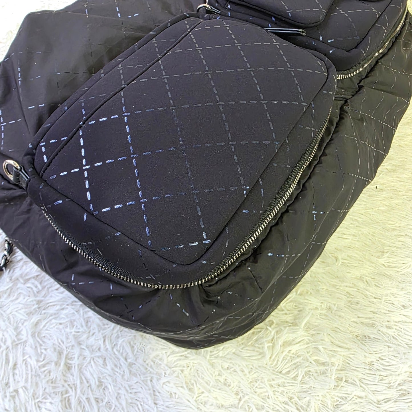 Chanel Quilted 2Way Travel Shoulder Bag Set (Pre-Owned)