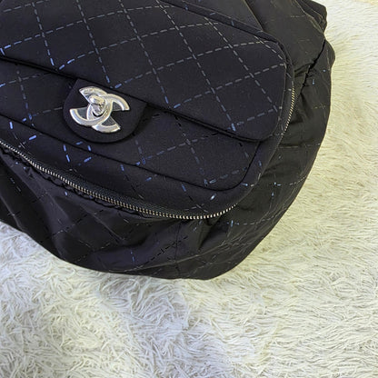 Chanel Quilted 2Way Travel Shoulder Bag Set (Pre-Owned)