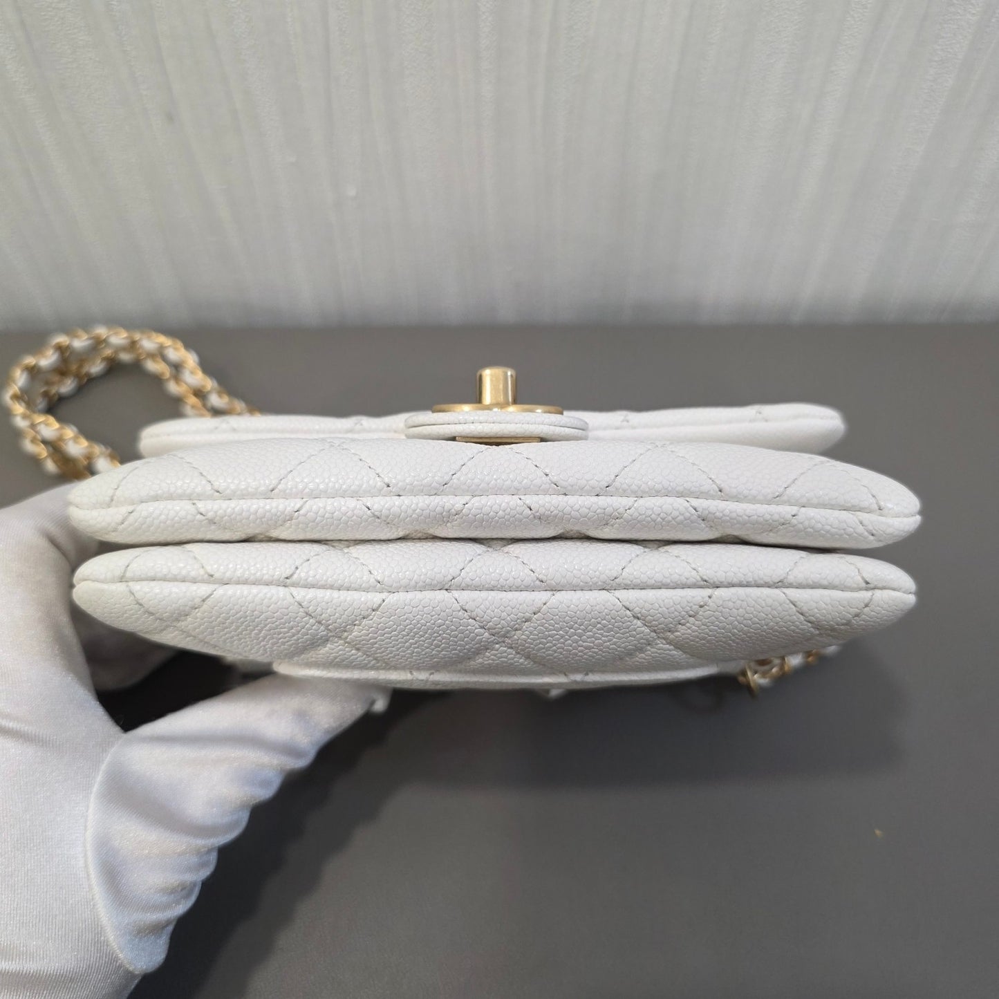 Chanel Classic Flap Quilted Chain Shoulder Bag (Pre-Owned)