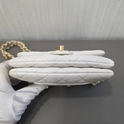 Chanel Classic Flap Quilted Chain Shoulder Bag (Pre-Owned)