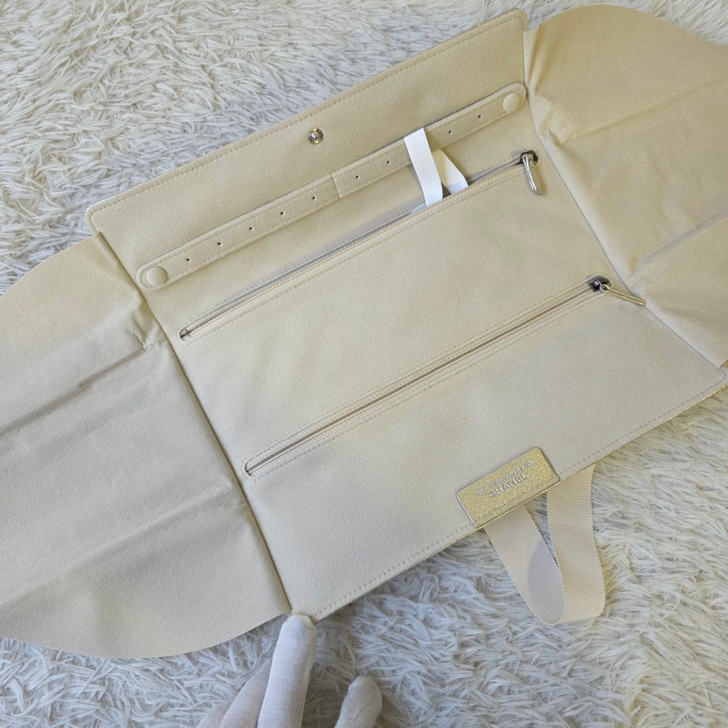 Chanel Quilted Ribbon Clutch Bag (Pre-Owned)