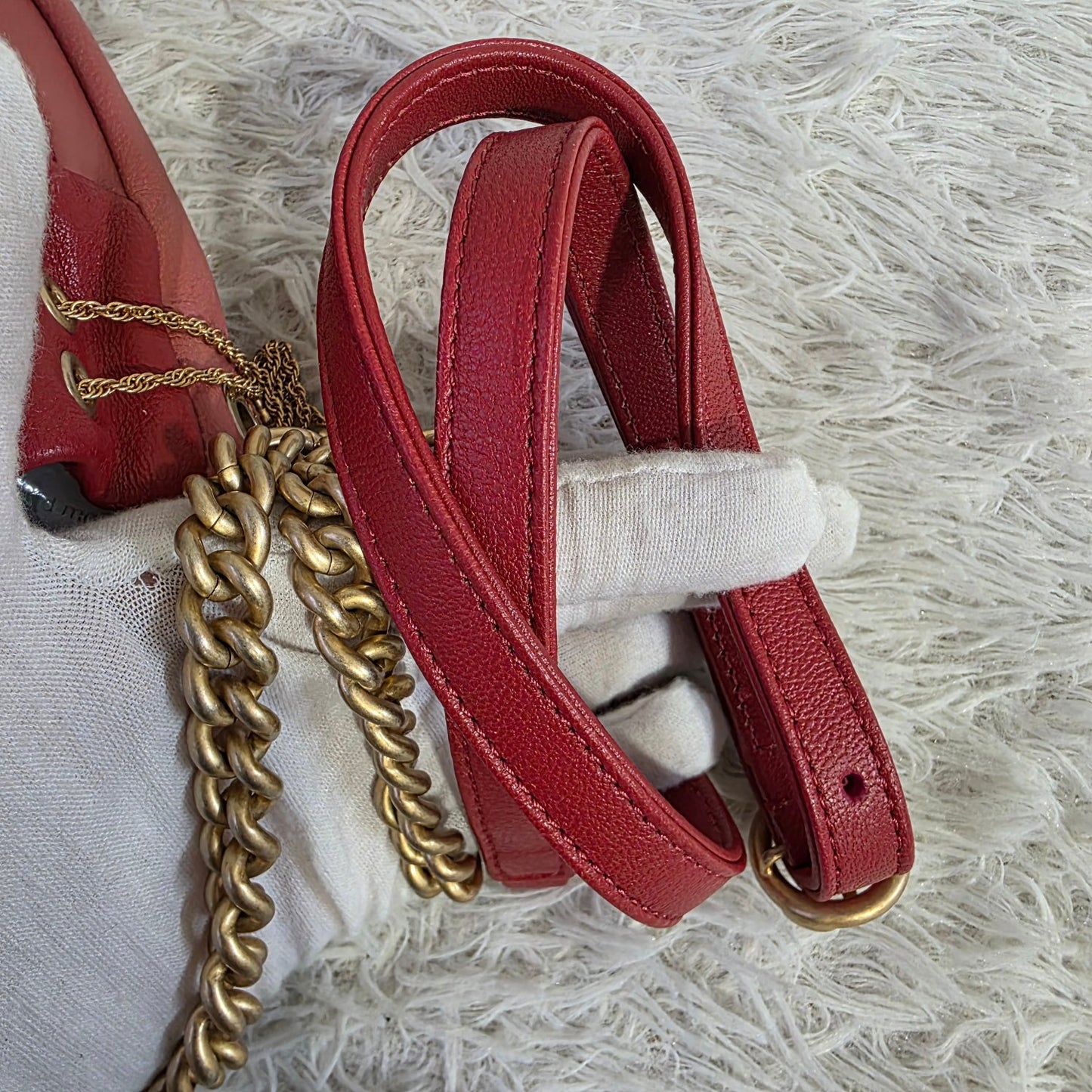 Chanel Quilted Chain Drawstring Bucket Bag (Pre-Owned)