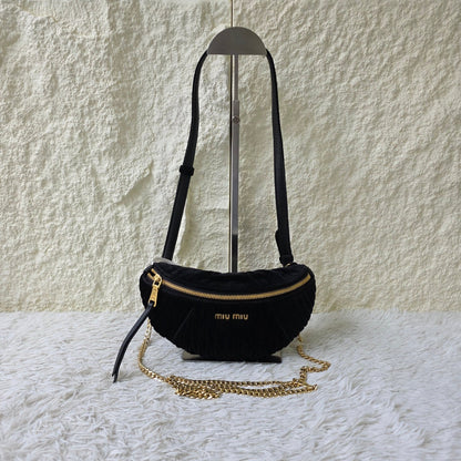 Miu Miu Velvet Chain Belt Bag (Pre-Owned)