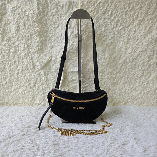 Miu Miu Velvet Chain Belt Bag (Pre-Owned)