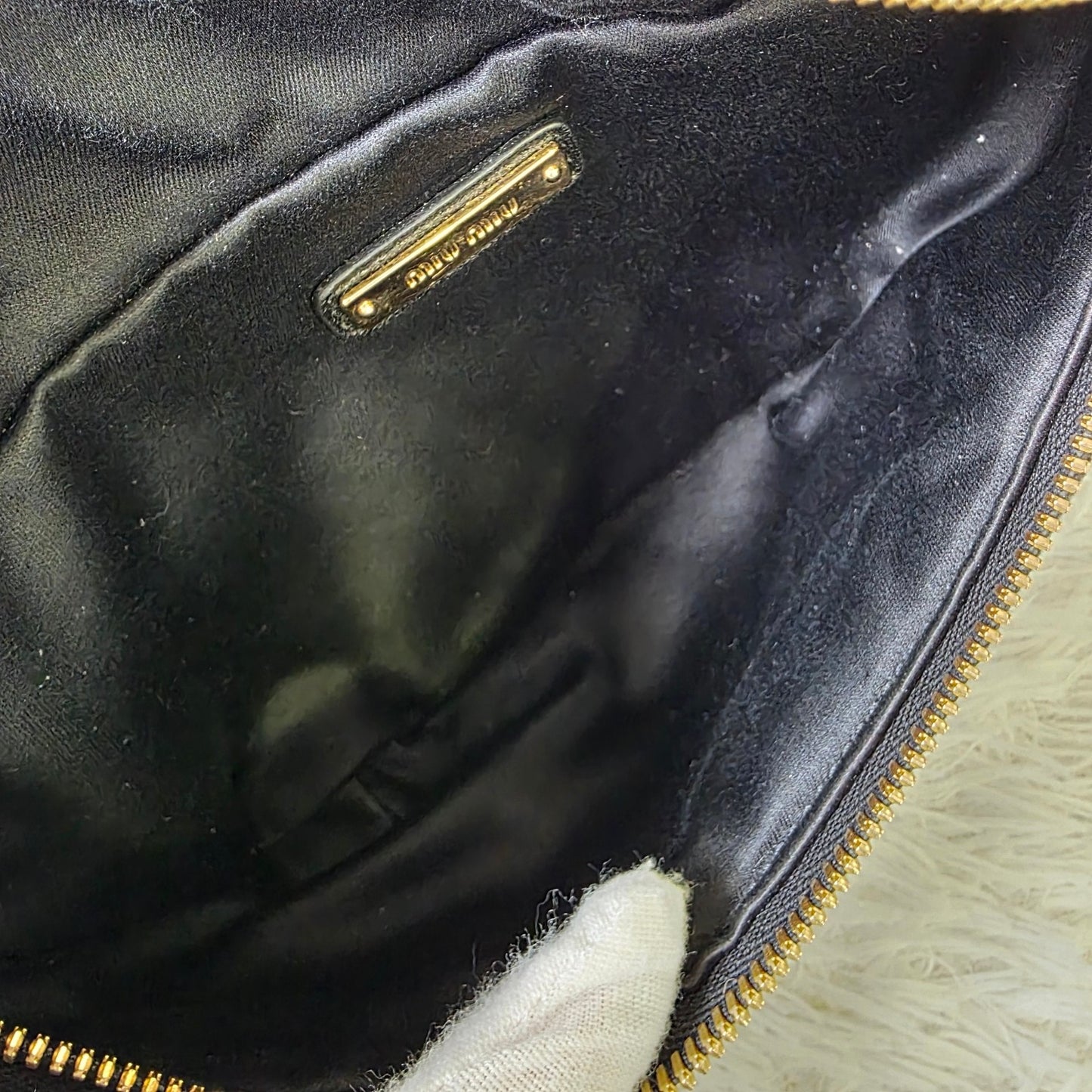 Miu Miu Velvet Chain Belt Bag (Pre-Owned)